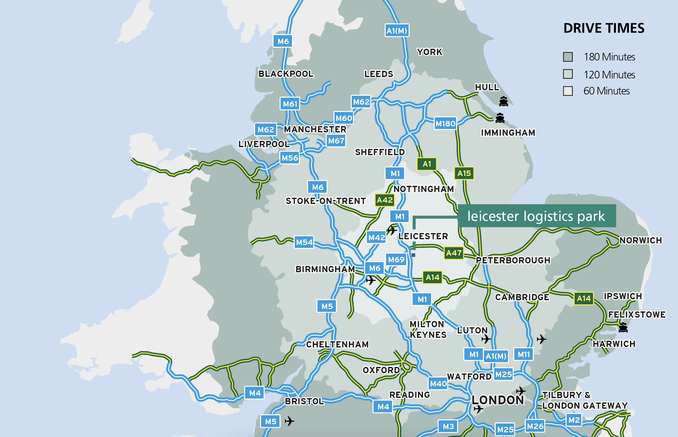 UK Road and Rail Connectivity Map