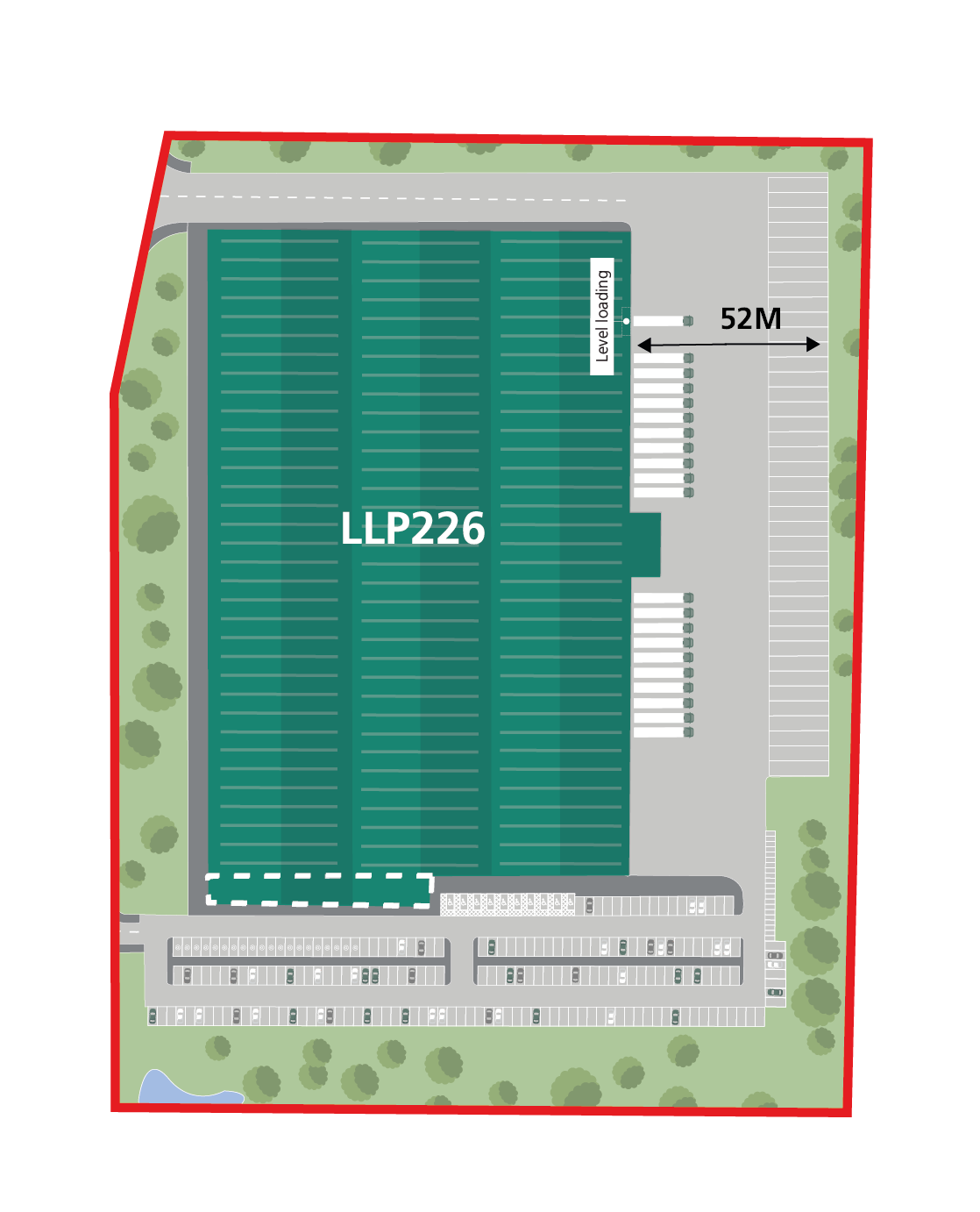 Site Plan 226,000 SQ FT
