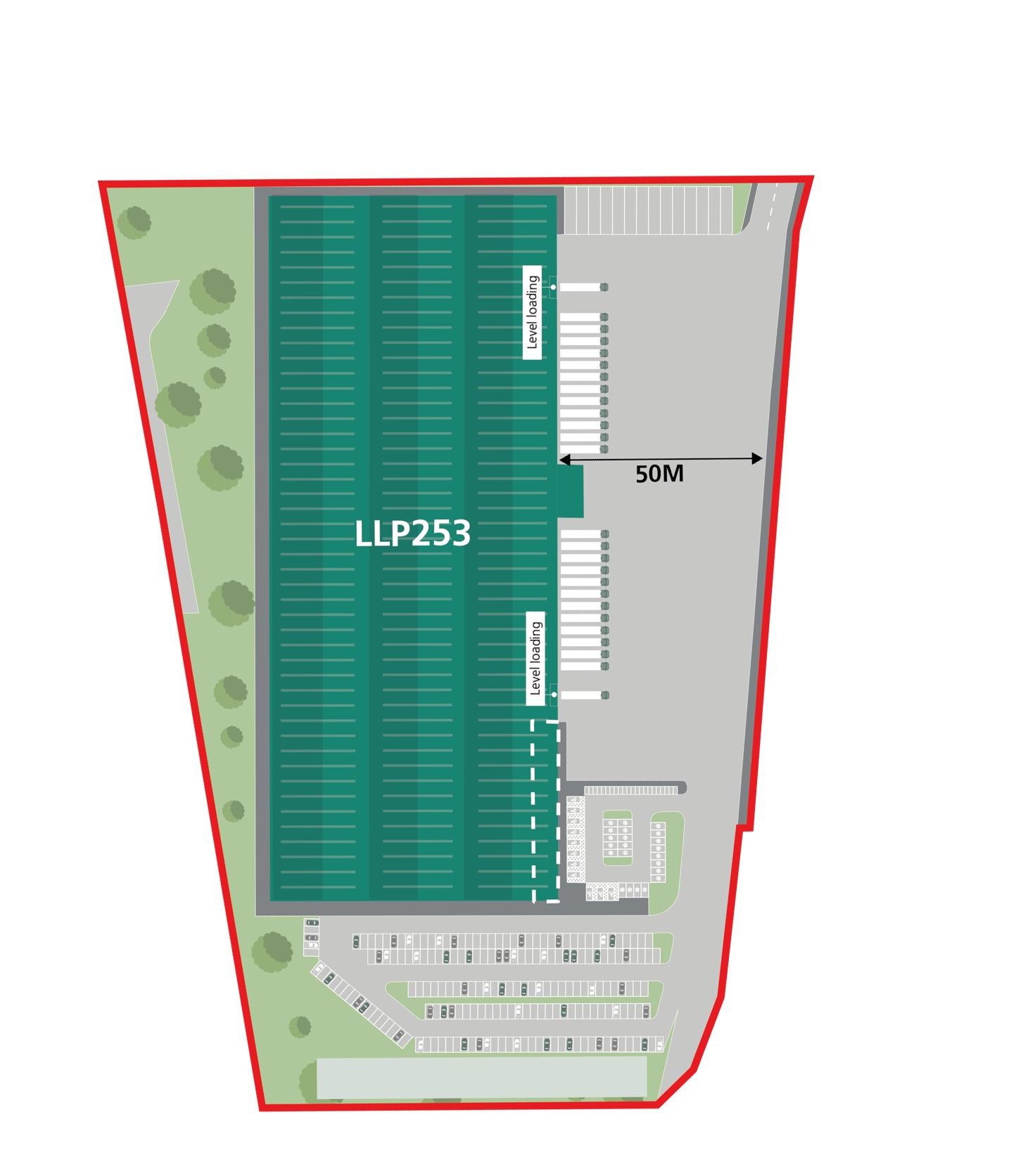 Site Plan 253,000 SQ FT
