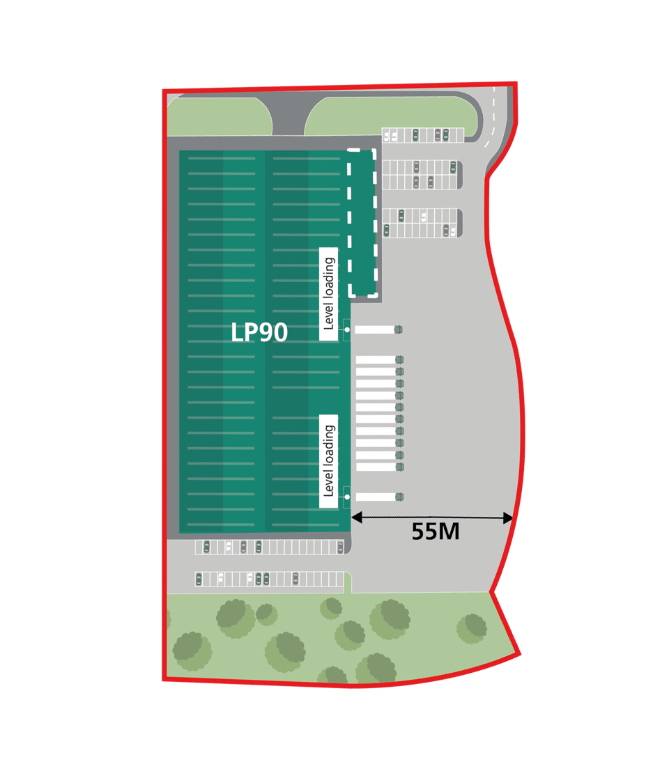 Site Plan 90,000 SQ FT