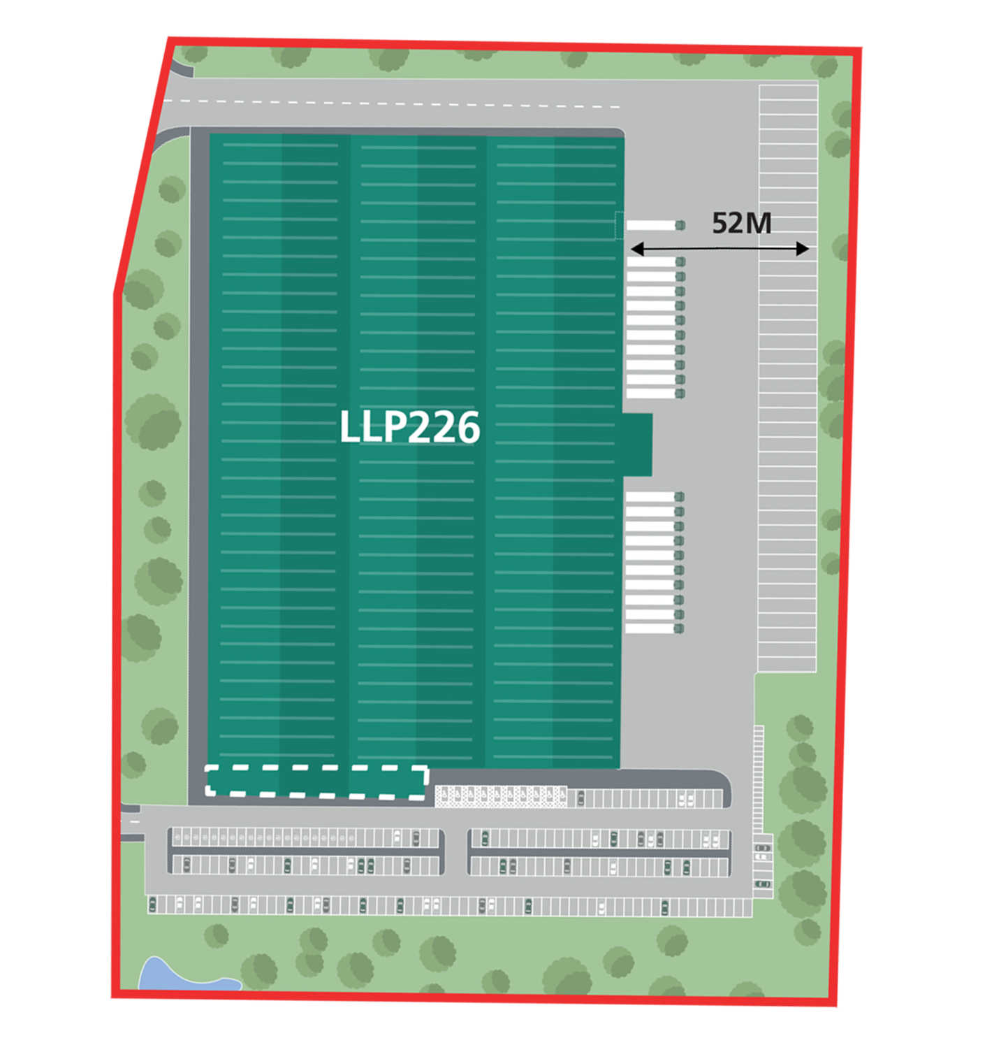 Site Plan 226,000 SQ FT